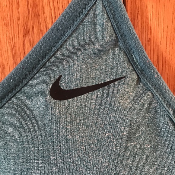 NIKE Teal Sport Bra - Picture 3 of 5